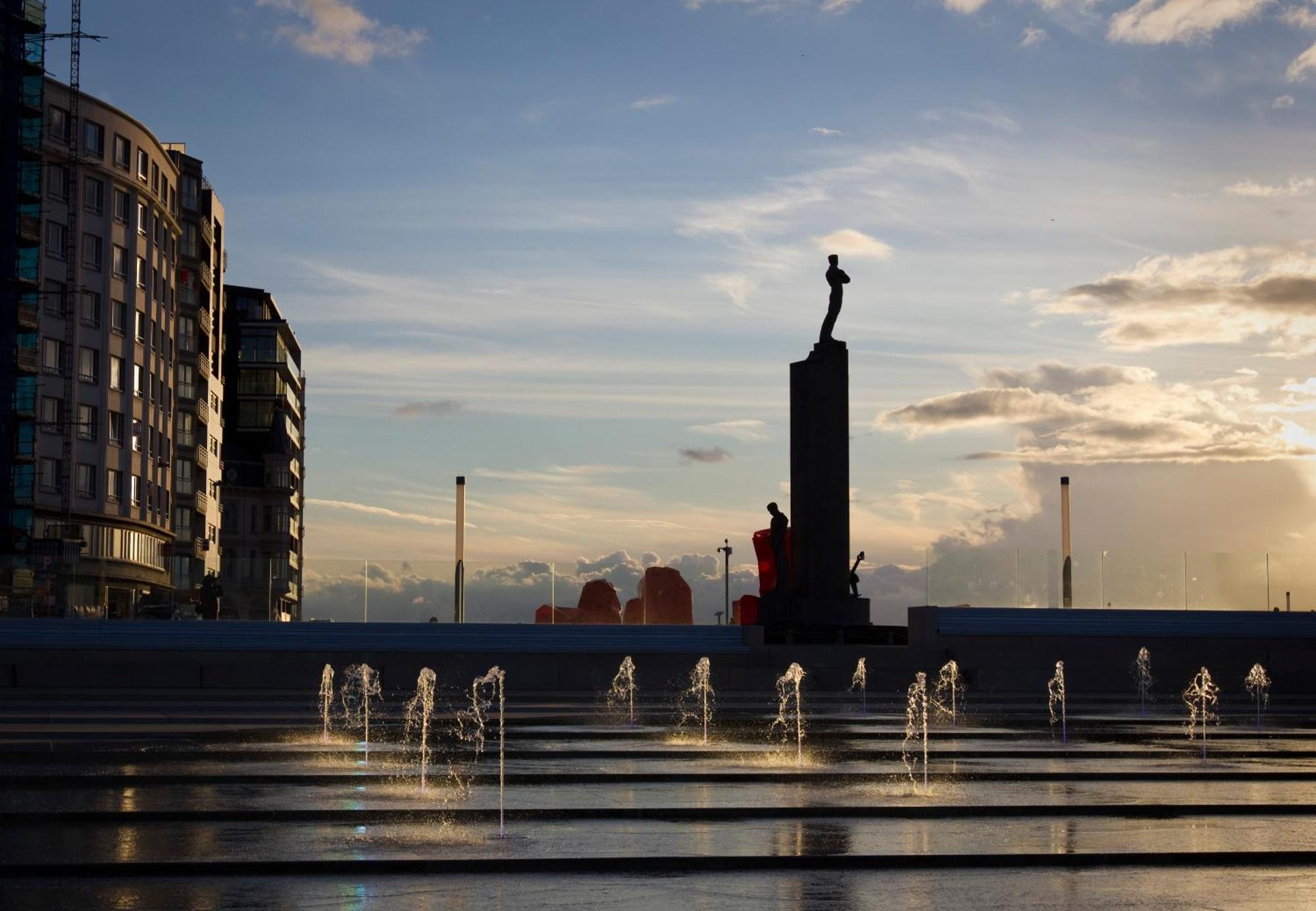 Hotel Ter Streep Oostende Bagian luar foto